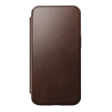 iPhone 13 Nomad Modern Horween Leather Folio Deksel - MagSafe Kompatibel - Brun