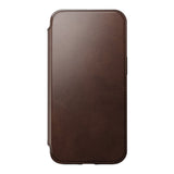 iPhone 13 Pro Nomad Modern Horween Leather Folio Deksel - MagSafe Kompatibel - Brun