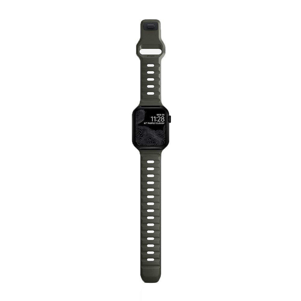 Nomad Apple Watch (38/40/SE/41/42mm) Sport Band Rem - Ash Green