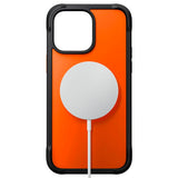 iPhone 14 Pro Max Nomad Rugged Deksel - MagSafe Kompatibel - Oransje / Svart