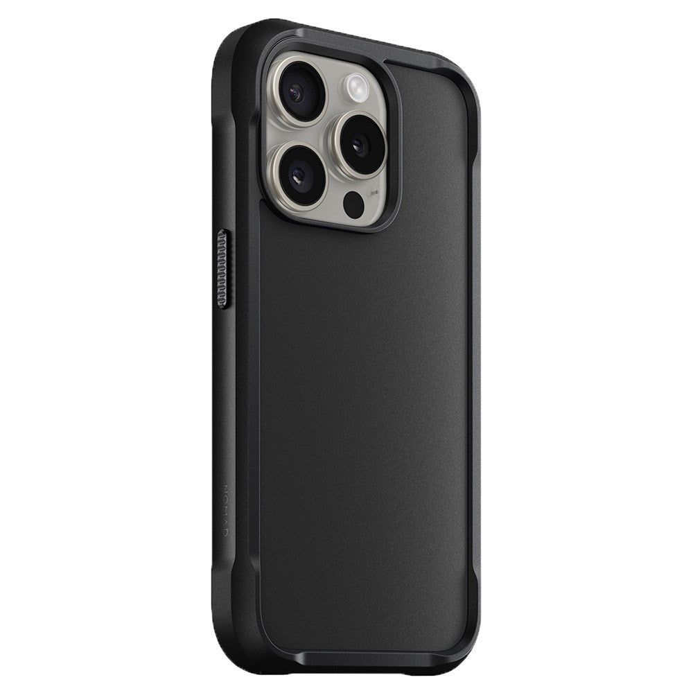 iPhone 15 Pro Nomad Rugged Deksel - MagSafe Kompatibel - Svart