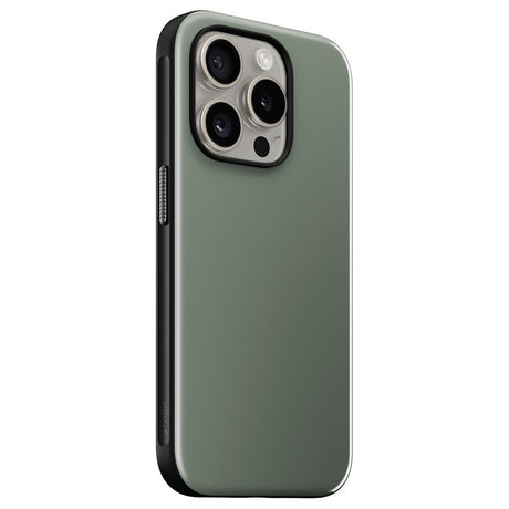 iPhone 15 Pro Nomad Sport Deksel - MagSafe-Kompatibel - Mosegrønn