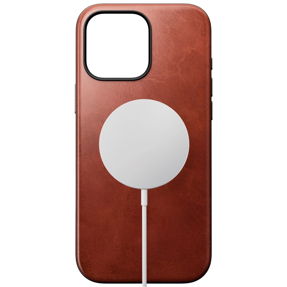 iPhone 16 Pro Modern Nomad Horween Leather Deksel - MagSafe Kompatibel - Olde Dublin