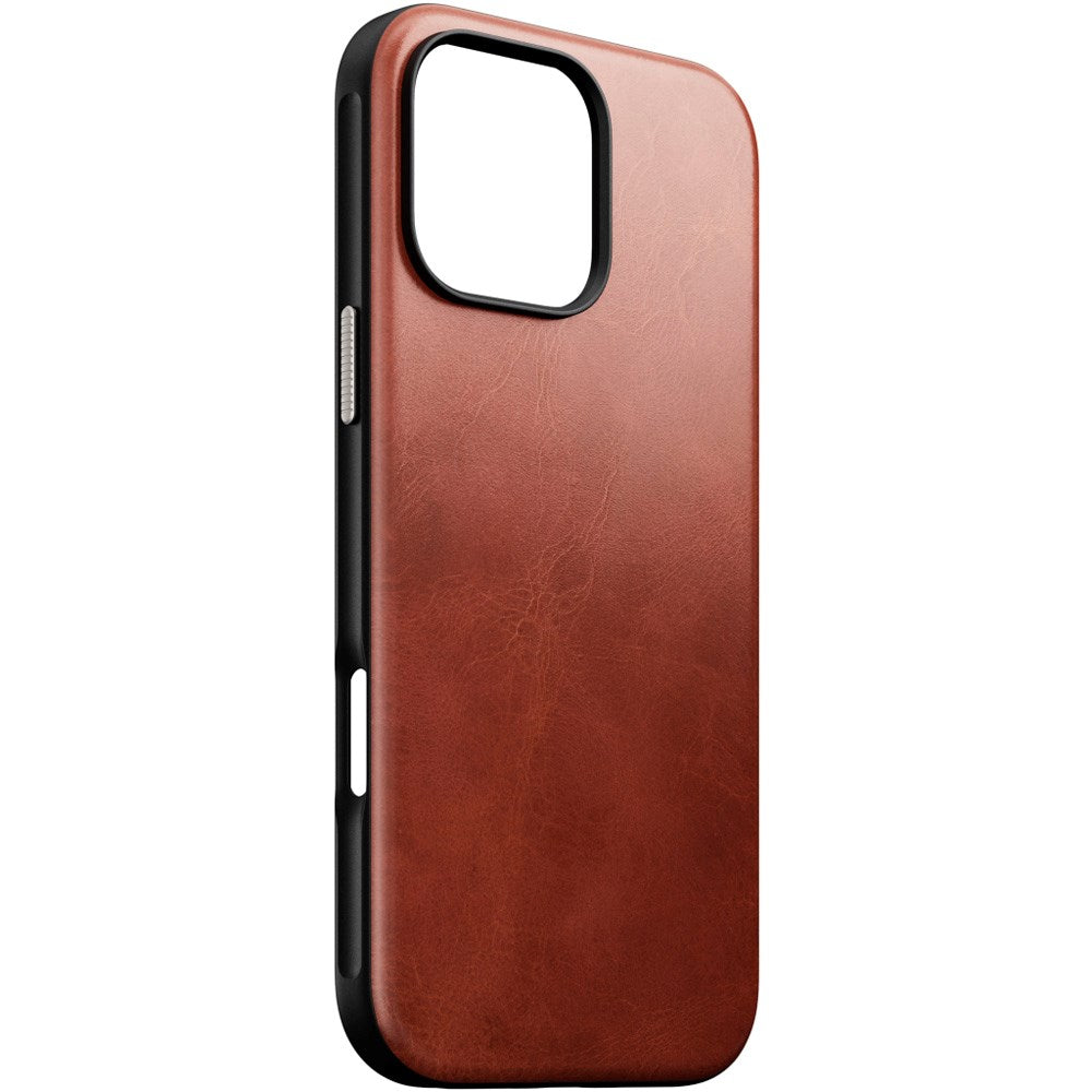 iPhone 16 Pro Modern Nomad Horween Leather Deksel - MagSafe Kompatibel - Olde Dublin