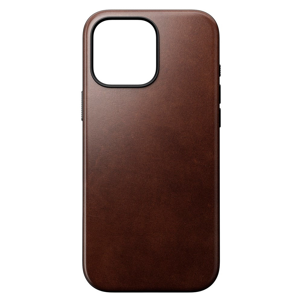 iPhone 16 Pro Max Modern Nomad Horween Leather Deksel - MagSafe Kompatibel - Brun