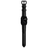 Nomad Apple Watch (38/40/SE/41/42mm) Traditional Horween Band Rem - Black  / Black Hardware