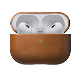 AirPods Pro (2. gen.) Nomad Modern Horween Leather Deksel - Tan