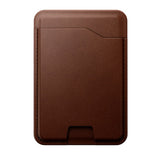 Nomad Ecco Leather Mag Wallet m. Apple Find My - MagSafe Kompatibel - Brown