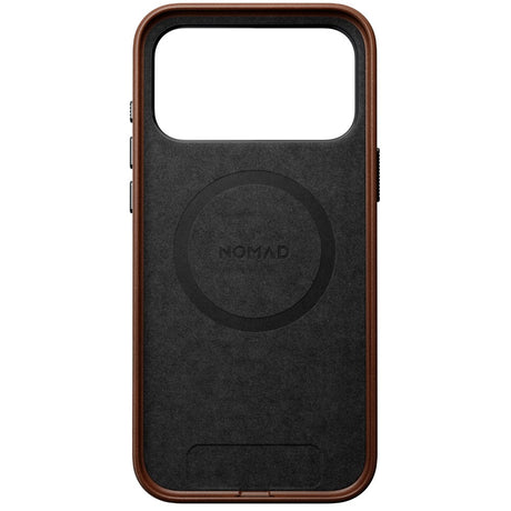 Nomad iPhone 17 Pro Max Traditional Leather Case - MagSafe Kompatibel - Brown