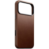 Nomad iPhone 17 Pro Max Traditional Leather Case - MagSafe Kompatibel - Brown