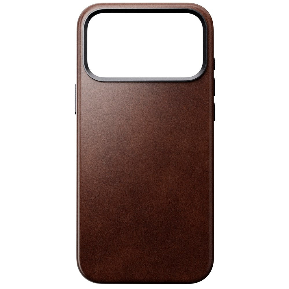 Nomad iPhone 17 Pro Max Traditional Horween Leather Case - MagSafe Kompatibel - Rustic Brown