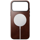 Nomad iPhone 17 Pro Max Traditional Horween Leather Case - MagSafe Kompatibel - Rustic Brown