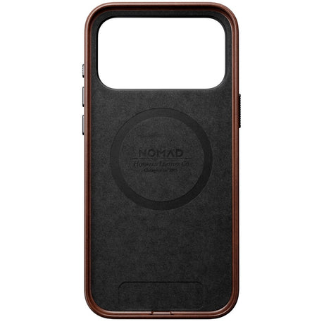 Nomad iPhone 17 Pro Max Traditional Horween Leather Case - MagSafe Kompatibel - Rustic Brown