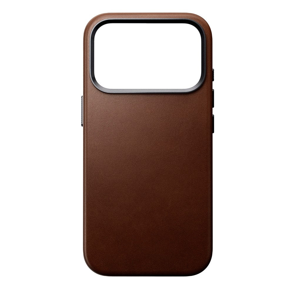 Nomad iPhone 17 Pro Traditional Leather Case - MagSafe Kompatibel - Brown