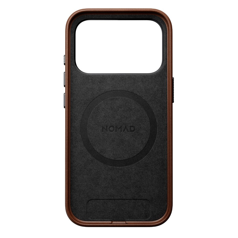 Nomad iPhone 17 Pro Traditional Leather Case - MagSafe Kompatibel - Brown