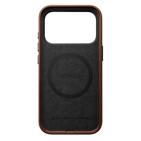 Nomad iPhone 17 Pro Traditional Leather Case - MagSafe Kompatibel - Brown