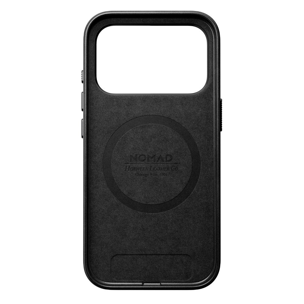 Nomad iPhone 17 Pro Traditional Horween Leather Case - MagSafe Kompatibel - Black