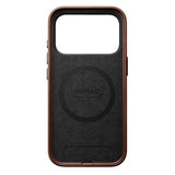 Nomad iPhone 17 Pro Traditional Horween Leather Case - MagSafe Kompatibel - Rustic Brown