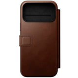Nomad iPhone 17 Pro Max Modern Leather Folio Case - MagSafe Kompatibel - Brown
