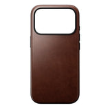 Nomad iPhone 17 Pro Modern Horween Leather Case - MagSafe Kompatibel - Rustic Brown