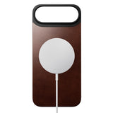 Nomad iPhone Air Magnetic Horween Leather Back Case - MagSafe Kompatibel - Rustic Brown