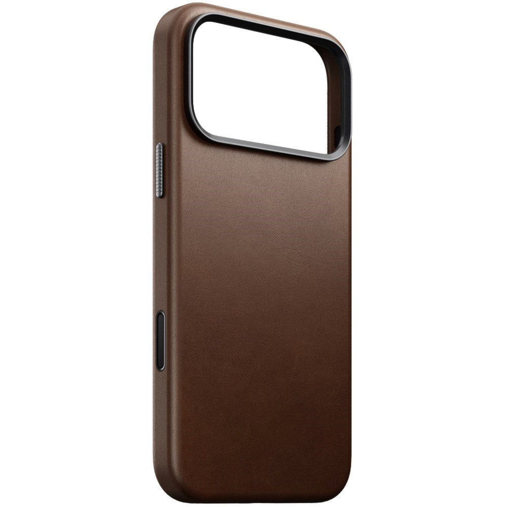 iPhone 18 Pro Nomad Traditional Leather Case - MagSafe Kompatibel - Brown
