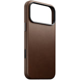 iPhone 18 Pro Nomad Traditional Leather Case - MagSafe Kompatibel - Brown