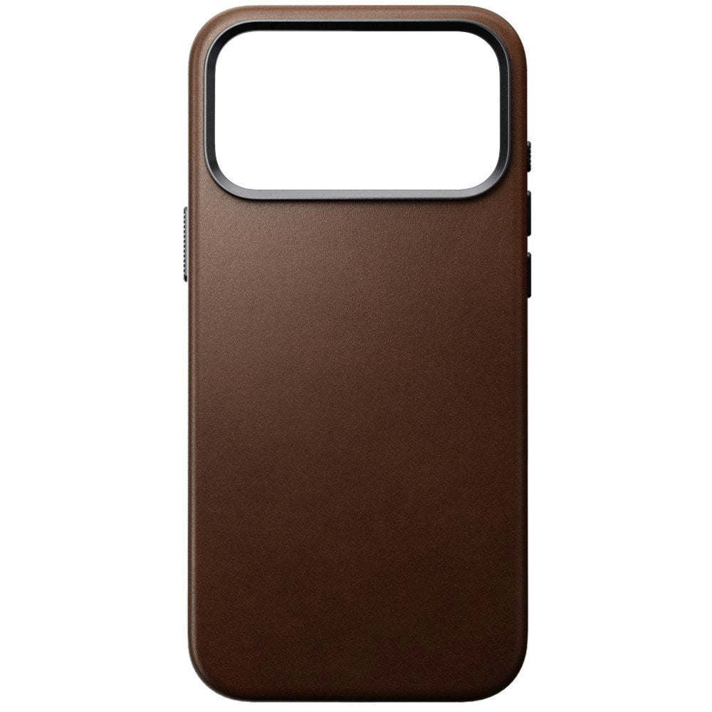 iPhone 18 Pro Nomad Traditional Leather Case - MagSafe Kompatibel - Brown