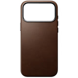 iPhone 18 Pro Nomad Traditional Leather Case - MagSafe Kompatibel - Brown
