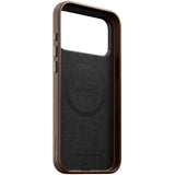 iPhone 18 Pro Max Nomad Traditional Leather Case - MagSafe Kompatibel - Brown
