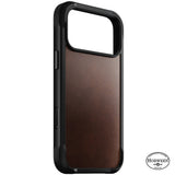 iPhone 18 Pro Max Nomad Rugged Horween Leather Case - MagSafe Kompatibel - Rustic Brown