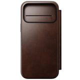 iPhone 18 Pro Max Nomad Modern Horween Leather Folio Case - MagSafe Kompatibel - Rustic Brown