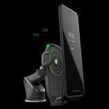 iOttie Easy-One-Touch Qi Mobilholder m. Trådløs Lading – Instrumentbord / Vindusrute – Svart