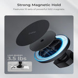 iOttie iTap 3 Mobilholder til Bilens Ventilasjon m. Magnetisk Ring - MagSafe Kompatibel - Svart