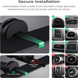 iOttie iTap 3 Mobilholder til Bilens Ventilasjon m. Magnetisk Ring - MagSafe Kompatibel - Svart