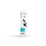 Fixed USB-A til USB-C Kabel 1m - Svart