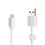 Fixed USB-A til USB-C Kabel 2m - Hvit