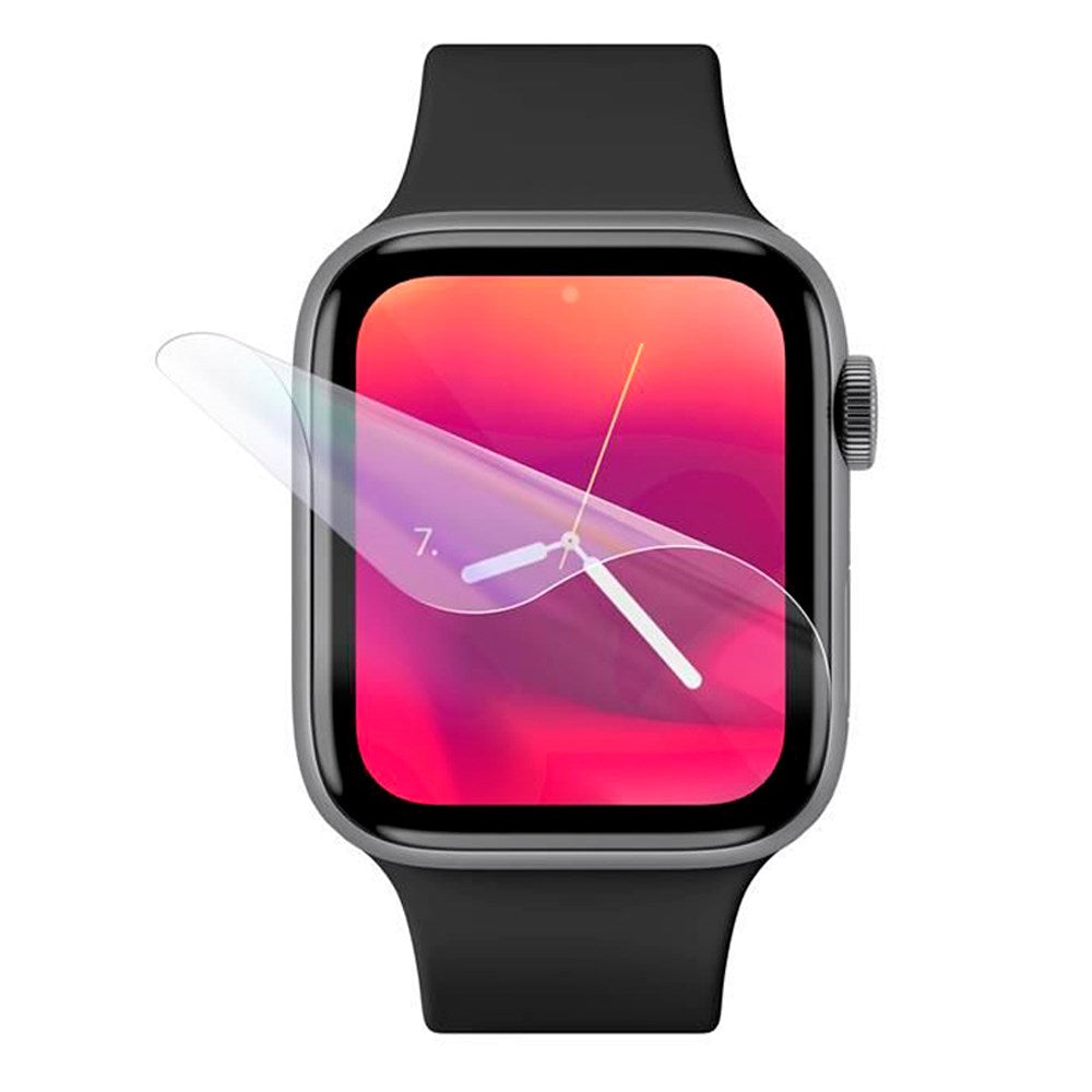 Fixed Apple Watch (42 / 44mm) Invisible Beskyttelsesfilm - 2 stk. - Gjennomsiktig