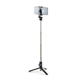 Fixed Snap 2-i-1 Stativ / Selfiestang for Smarttelefon & Actionkamera med Bluetooth-Utløserknapp – Svart