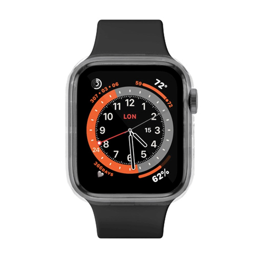 Fixed Apple Watch SE / 6 / 5 / 4 (44mm) Pure Deksel m. Skjermbeskyttelse - Gjennomsiktig