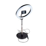 Fixed LED Ring Light Stativ Mobilholder - Svart