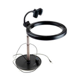 Fixed LED Ring Light Stativ Mobilholder - Svart