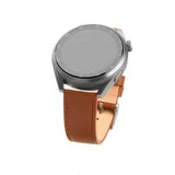 Fixed Universal Smartwatch Ekte Skinn Rem (22mm) - Brun