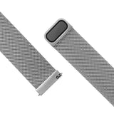 Fixed Universell Smartwatch Mesh Metall Rem (22mm) - Sølv
