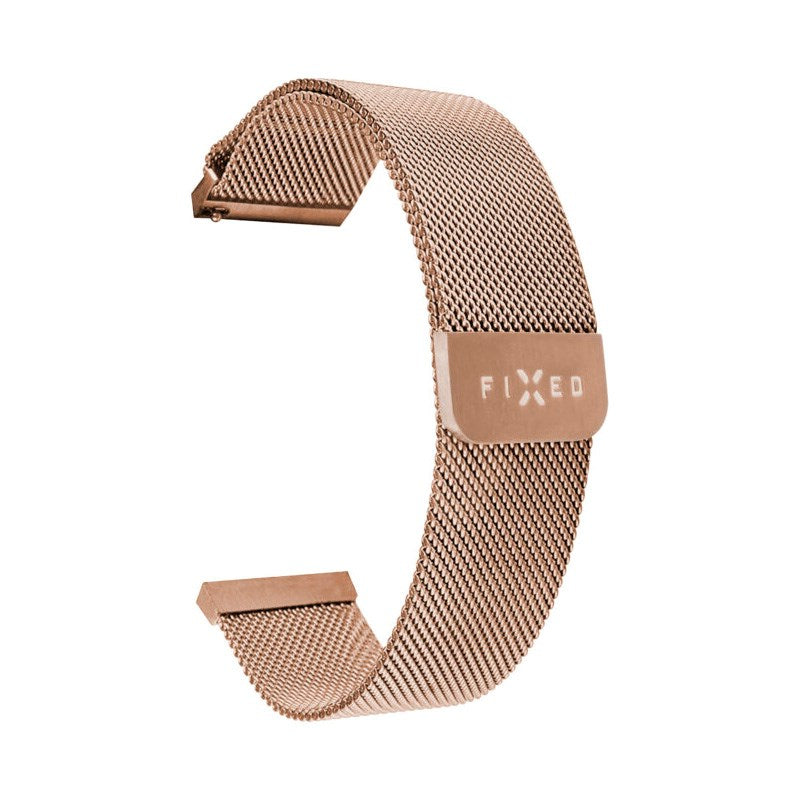 Fixed Universell Smartwatch Mesh Metall Rem (22mm) - Rose Gold