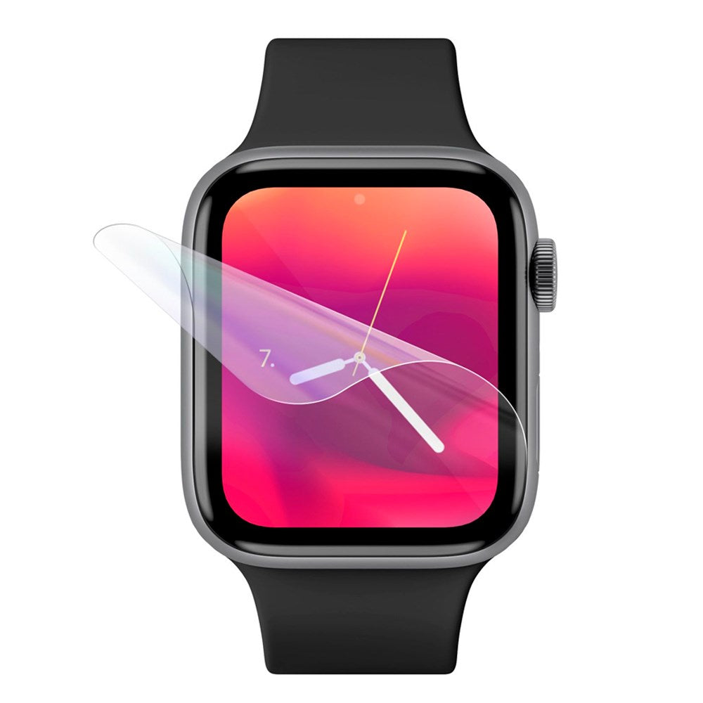 Fixed Apple Watch 9 / 8 / 7 (41mm) Invisible Beskyttelsesfilm - 2 stk. - Gjennomsiktig