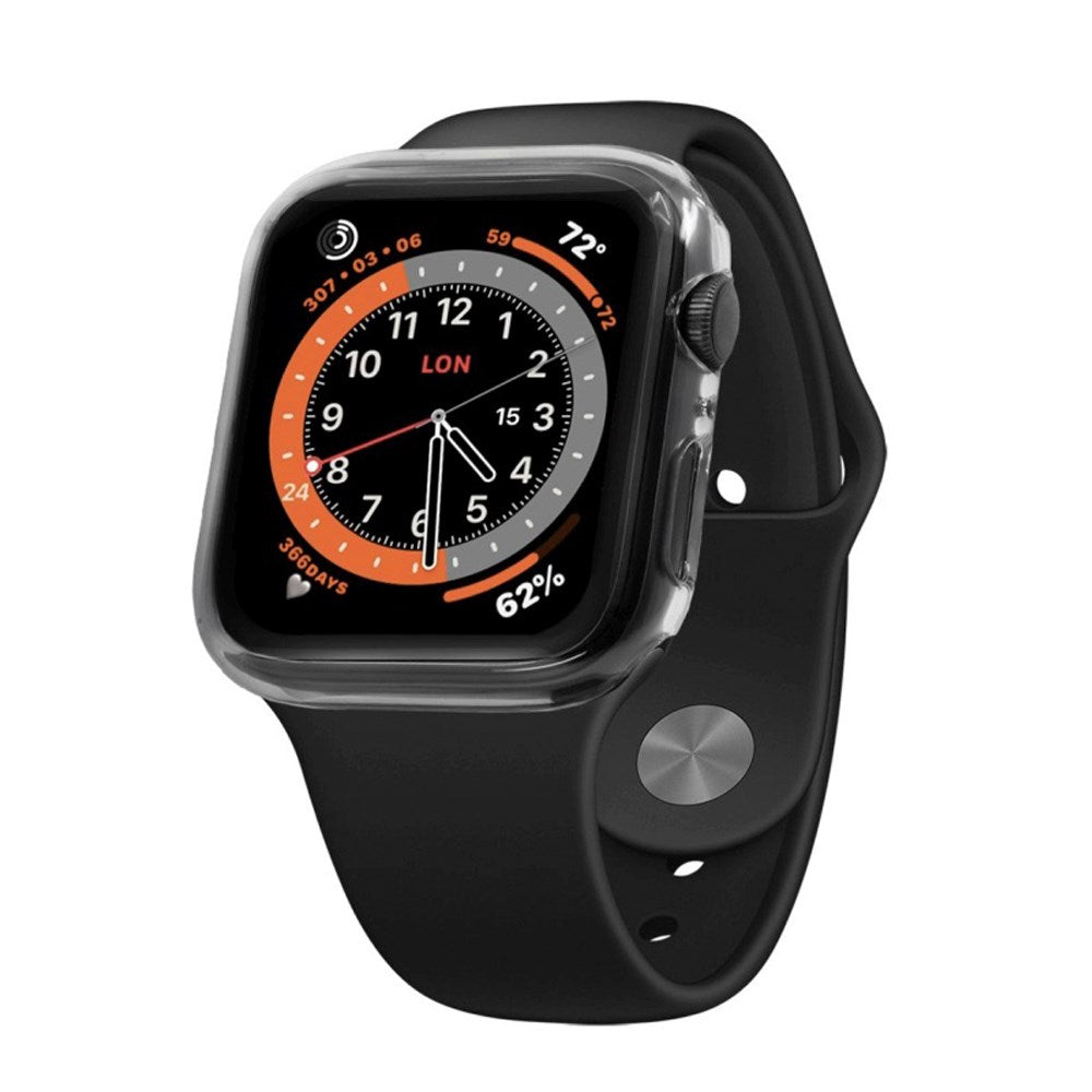 Fixed Apple Watch 9 / 8 / 7 (41mm) Pure Deksel m. Skjermbeskyttelse - Gjennomsiktig