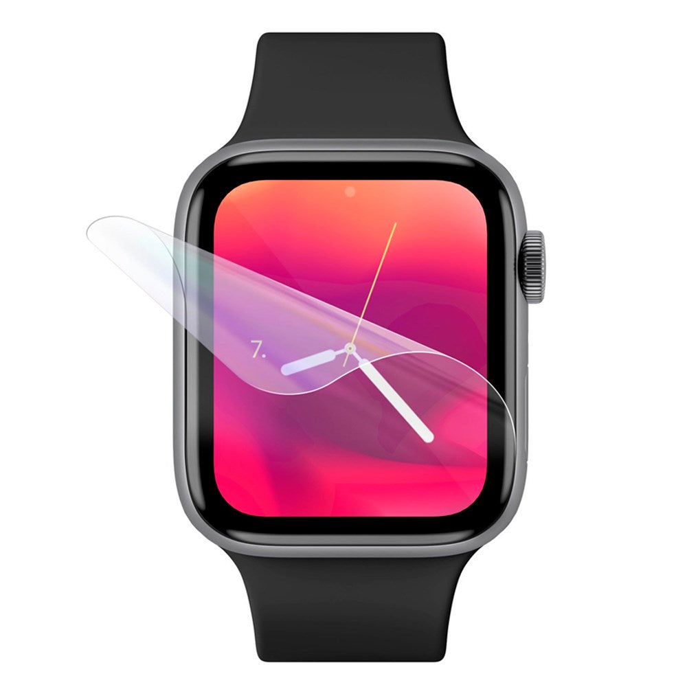 Fixed Apple Watch 9 / 8 / 7 (45mm) Invisible Beskyttelsesfilm - 2 stk. - Gjennomsiktig