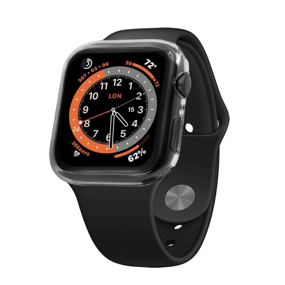 Fixed Apple Watch 9 / 8 / 7 (45mm) Pure Deksel m. Skjermbeskyttelse - Gjennomsiktig