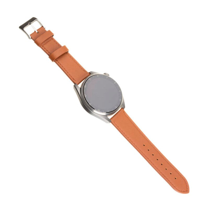 Fixed Universal Smartwatch Ekte Skinn Rem (20mm) - Brun